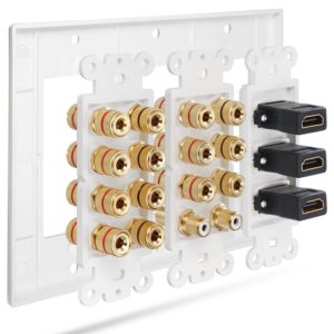 3 Gang Wall Plate Fosmon-