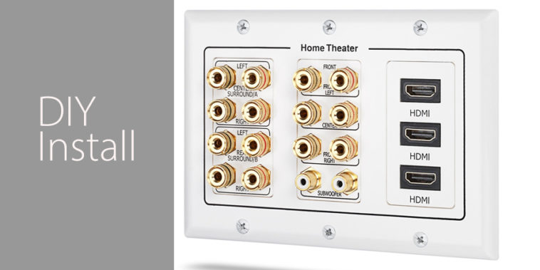 7.2 Surround Sound Fosmon Wall Plate DIY